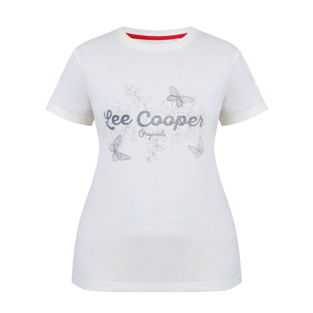 Lee Cooper Womens/Ladies Classic Flowers T-Shirt / Cream